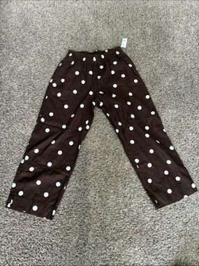 Old Navy Brown Polka Dot Pants